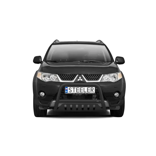 Must "A" esiraud kaitseplaadiga - Mitsubishi Outlander (2007 - 2009)