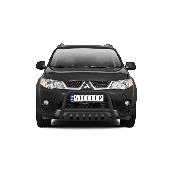 Must "A" esiraud kaitseplaadiga - Mitsubishi Outlander (2007 - 2009)