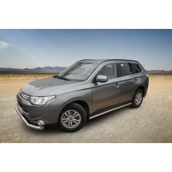 Stainless steel side bars - Mitsubishi Outlander (2012 - 2015)