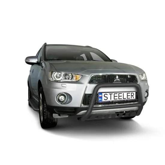 Must "A" esiraud kaitseplaadiga - Mitsubishi Outlander (2009 - 2012)