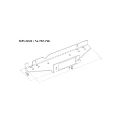 Peidetud vintsialus - Mitsubishi Pajero (2007 -)