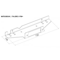 Peidetud vintsialus - Mitsubishi Pajero (2007 -)