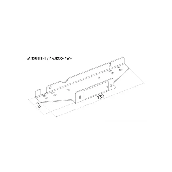 Peidetud vintsialus - Mitsubishi Pajero (2007 -)