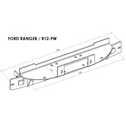 Peidetud vintsialus - Ford Ranger / Raptor (2012 - 2016)