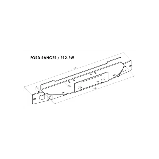 Peidetud vintsialus - Ford Ranger / Raptor (2012 - 2016)