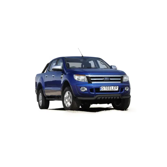 Must esiraud kaitseplaadiga - Ford Ranger (2012 - 2016)