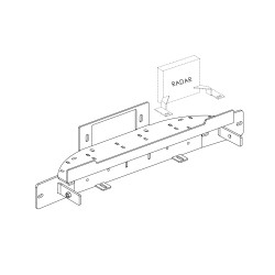 Peidetud vintsialus, mis sobib kohanduva püsikiirusehoidjaga (Adaptive Cruise Control (ACC)) versioonile - Ford Ranger (2016 - 2019)