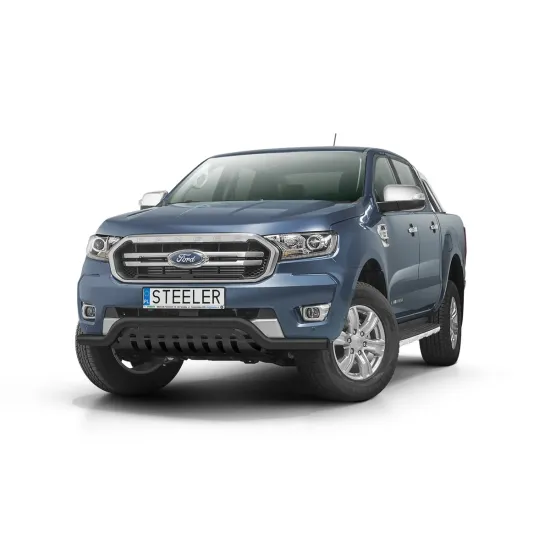 Must esiraud kaitseplaadiga - Ford Ranger (2016 - 2022)