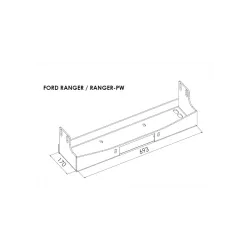 Peidetud vintsialus - Ford Ranger (2007 - 2012)