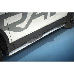 Stainless steel side bars with plastic steps - Toyota RAV4 (2016 - 2018)