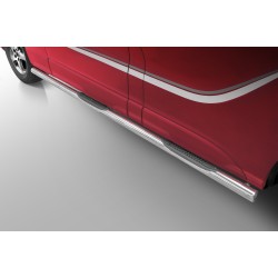 Stainless steel side bars with plastic steps - Opel Vivaro (2014 - 2019)