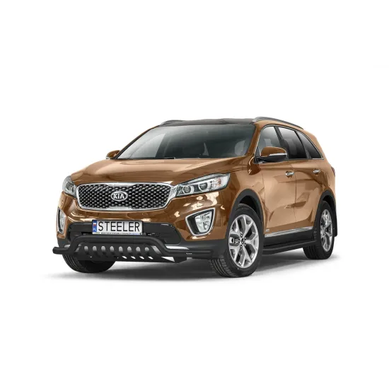 Must esiraud kaitseplaadiga - KIA Sorento (2015 - 2018)