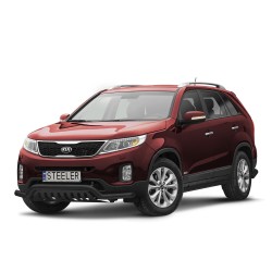 Must esiraud kaitseplaadiga - KIA Sorento (2012 - 2015)