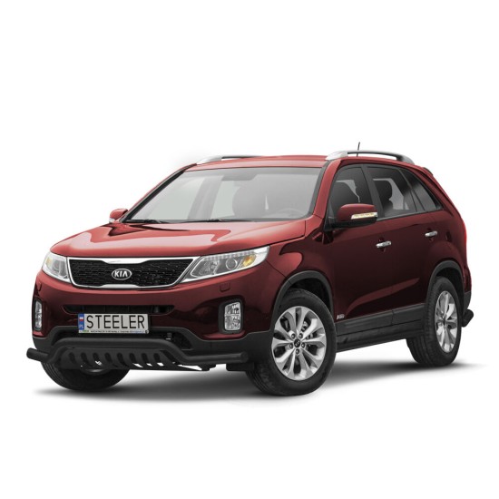 Must esiraud kaitseplaadiga - KIA Sorento (2012 - 2015)