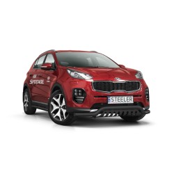 Must esiraud kaitseplaadiga - KIA Sportage (2015 - 2021)