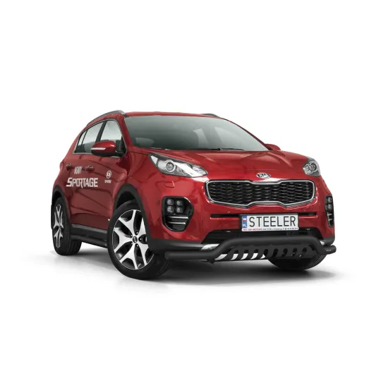 Must esiraud kaitseplaadiga - KIA Sportage (2015 - 2021)