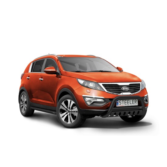 Must "A" esiraud kaitseplaadiga - KIA Sportage (2010 - 2015)