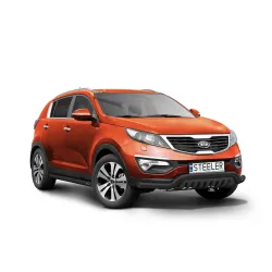Must esiraud kaitseplaadiga - KIA Sportage (2010 - 2015)