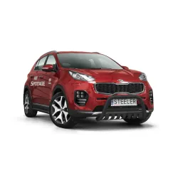 Must "A" esiraud kaitseplaadiga - KIA Sportage (2015 - 2018)