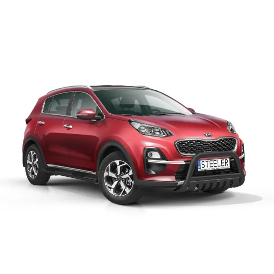 Must "A" esiraud kaitseplaadiga - KIA Sportage (2018 - 2021)