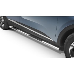 Stainless steel side bars with checker plate steps - KIA Sportage (2021 -)