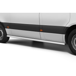 Stainless steel side bars (L2) - Mercedes-Benz Sprinter (2018 -)