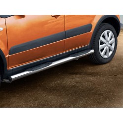 Stainless steel side bars with plastic steps - Suzuki SX4 (2006 - 2013)