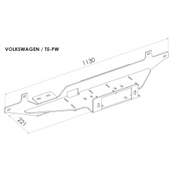 Peidetud vintsialus - Volkswagen T5 (2003 - 2015)