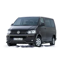 Must esiraud kaitseplaadiga - Volkswagen T5 (2003 - 2015)