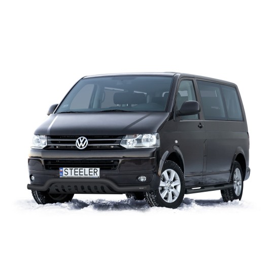 Must esiraud kaitseplaadiga - Volkswagen T5 (2003 - 2015)