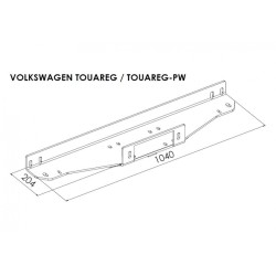 Peidetud vintsialus - Volkswagen Touareg (2010 -)