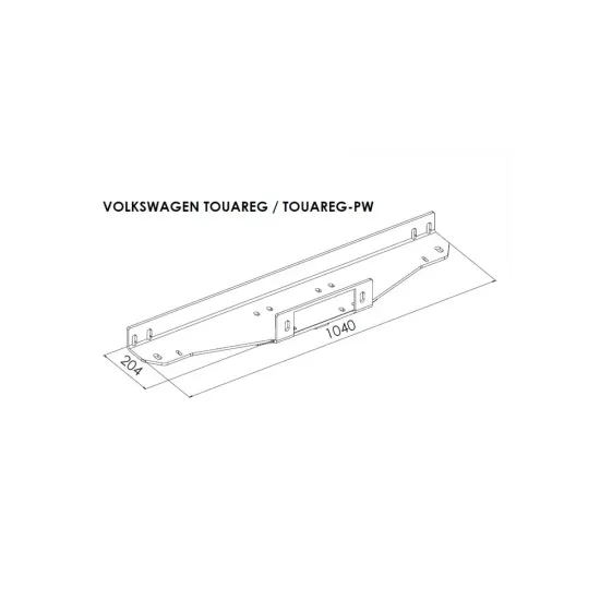 Peidetud vintsialus - Volkswagen Touareg (2010 -)