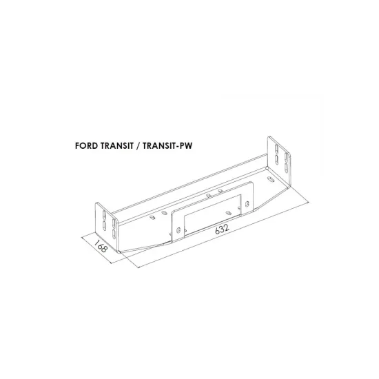 Peidetud vintsialus - Ford Transit (2006 - 2012)