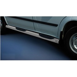 Stainless steel side bars with plastic steps - Ford Transit (2006 - 2012)