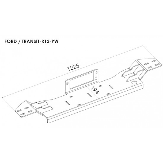 Peidetud vintsialus - Ford Transit (2014 -2019)
