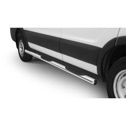 Stainless steel side bars with plastic steps - Ford Transit (2019 -)