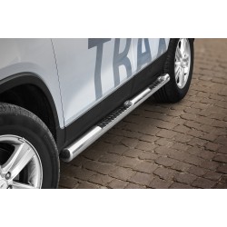 Stainless steel side bars with checker plate steps - Chevrolet Trax (2013 -)
