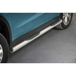 Stainless steel side bars with plastic steps - Suzuki Vitara (2015 -)