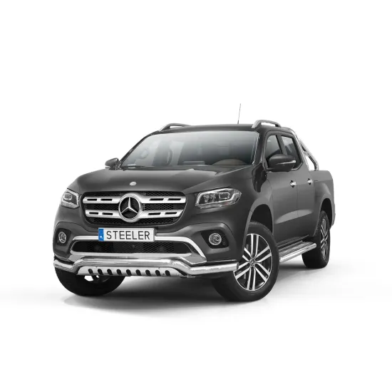 Madal esiraud kaitseplaadiga - Mercedes-Benz X-Class (2017 -)