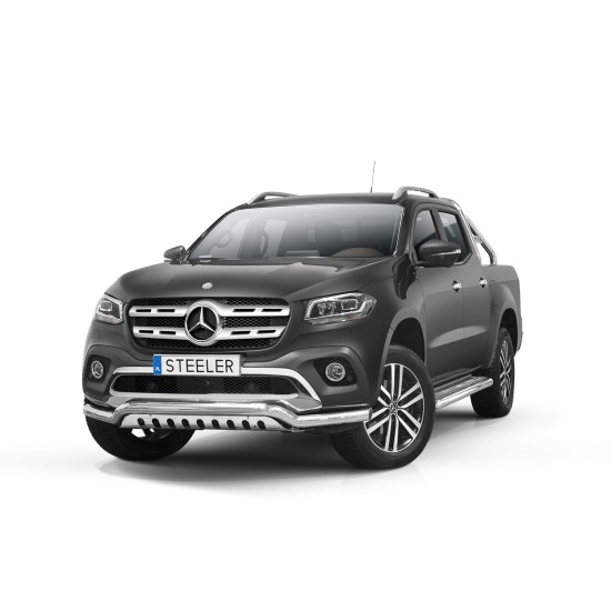 Low spoiler bar with axle-plate - Mercedes-Benz X-Class (2017 -)