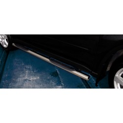 Stainless steel side bars with plastic steps - Nissan X-Trail (2007 - 2010)