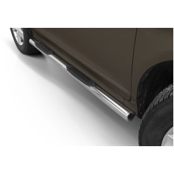 Stainless steel side bars with plastic steps - Volvo XC60 (2014 - 2017)