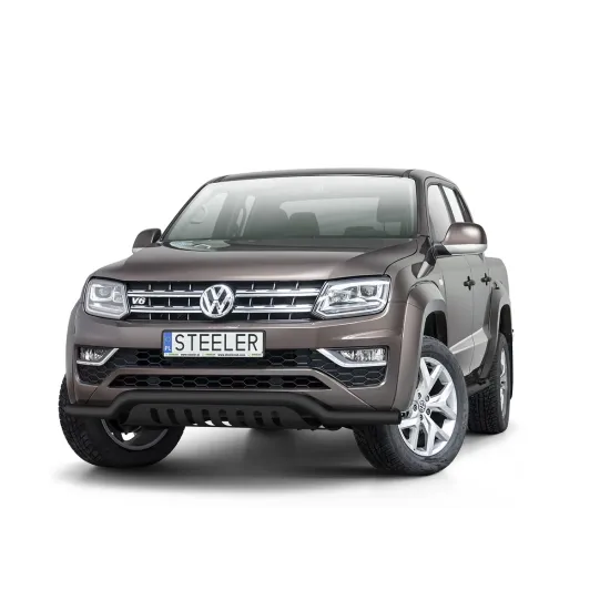 Must esiraud kaitseplaadiga - Volkswagen Amarok (2009 - 2016)