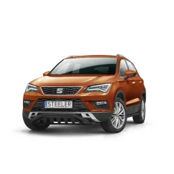 Must kitsas esiraud kaitseplaadiga - Seat Ateca (2016 - 2020)