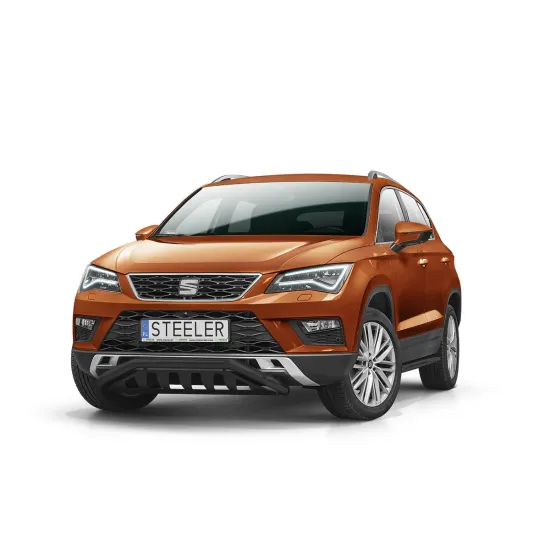 Must kitsas esiraud kaitseplaadiga - Seat Ateca (2016 - 2020)