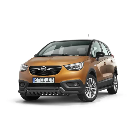 Must esiraud kaitseplaadiga - Opel Crossland X (2017 - 2020)
