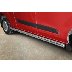 Stainless steel side bars - Ford Transit Custom (2012 - 2018)