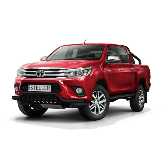 Must madal esiraud kaitseplaadiga - Toyota Hilux (2015 - 2018)