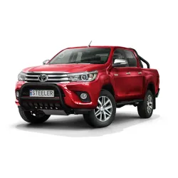Must "A" esiraud kaitseplaadiga - Toyota Hilux (2015 - 2018)