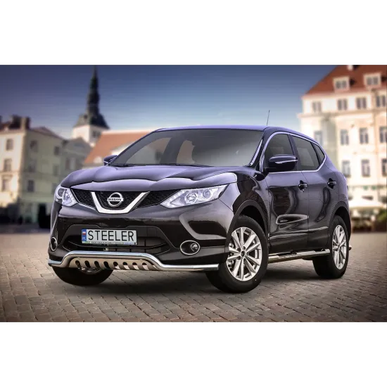Esiraud kaitseplaadiga - Nissan Qashqai (2013 - 2017)